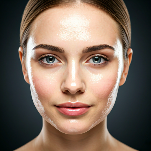 After photo: Woman with perfectly clear, smooth, and luminous skin after a quartz peel facial.