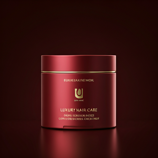 Luxury hair styling in an elegant salon setting